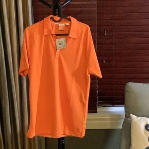 New Puma Vibrant Orange Polo Shirt